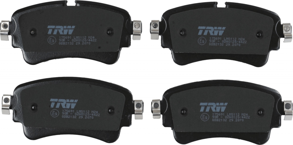 Set placute frana spate TRW GDB2132 [6]