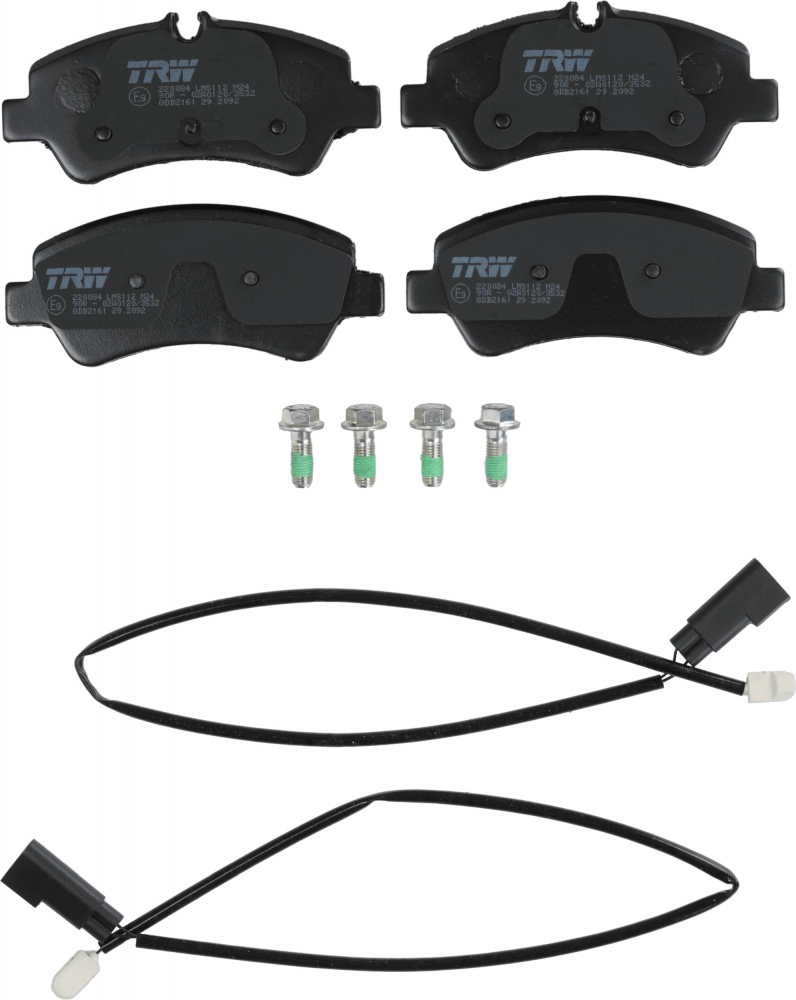 Set placute frana spate TRW GDB2161 [1]