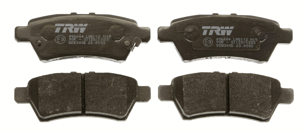 Set placute frana spate TRW GDB3405 [2]