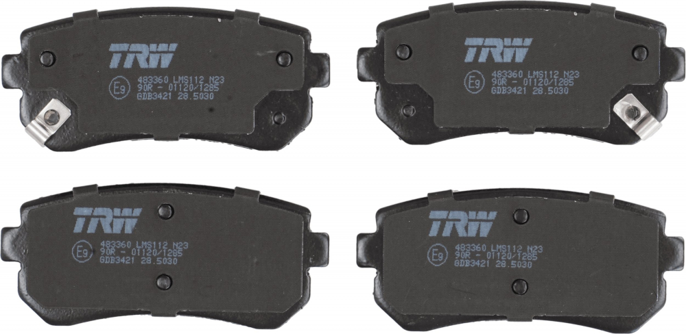 Set placute frana spate TRW GDB3421 [5]