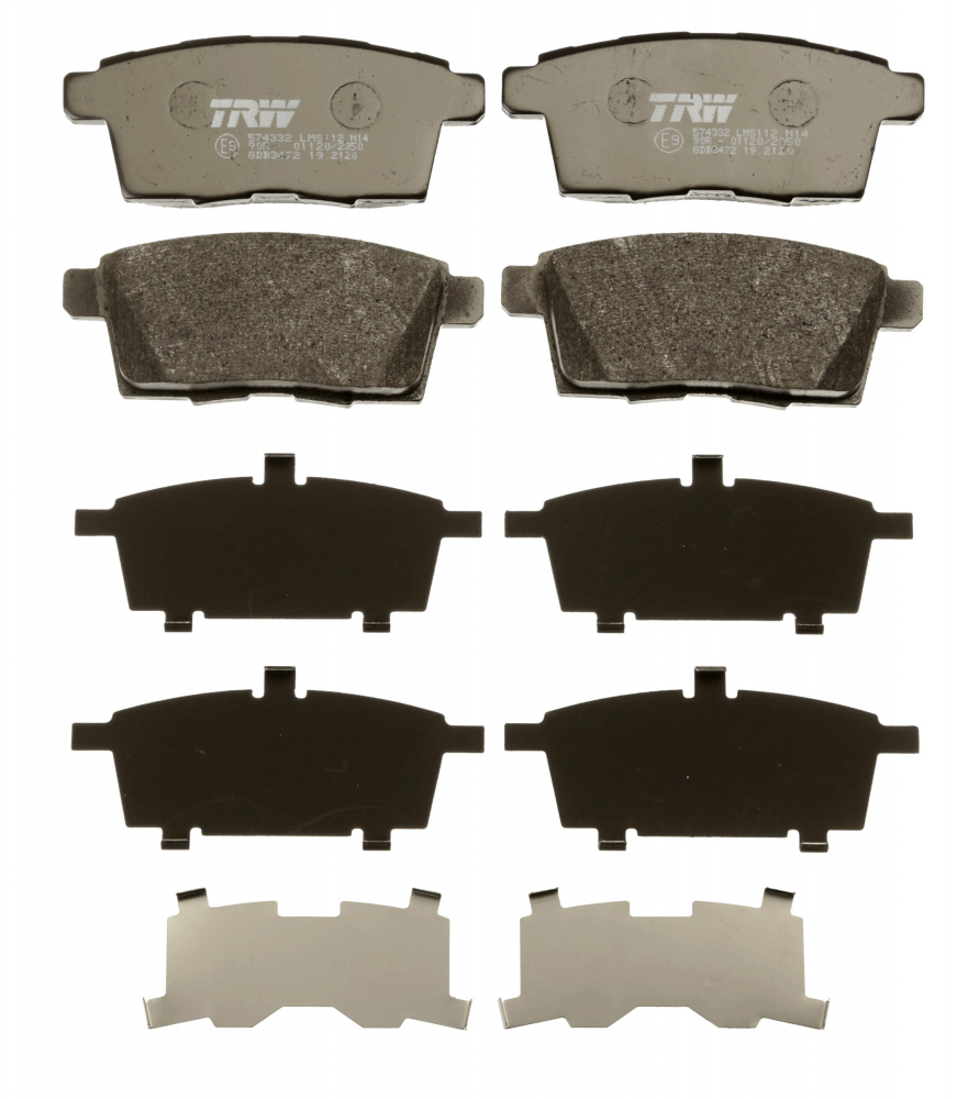 Set placute frana spate TRW GDB3472 [1]