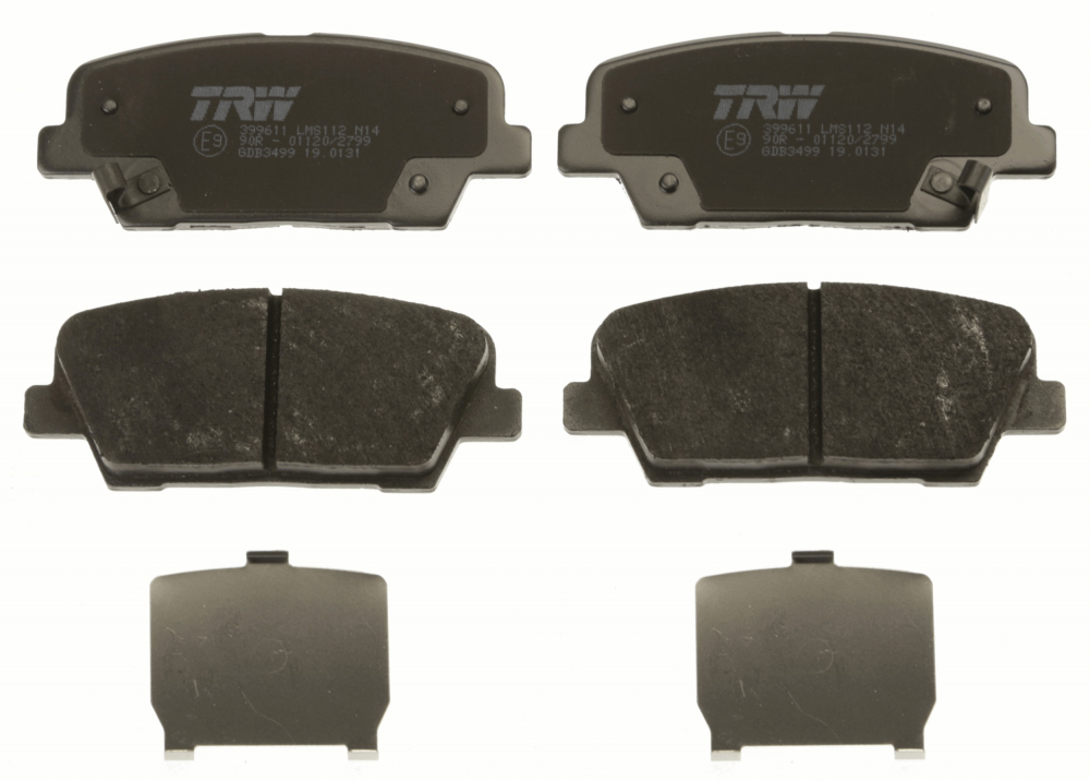 Set placute frana spate TRW GDB3499 [2]