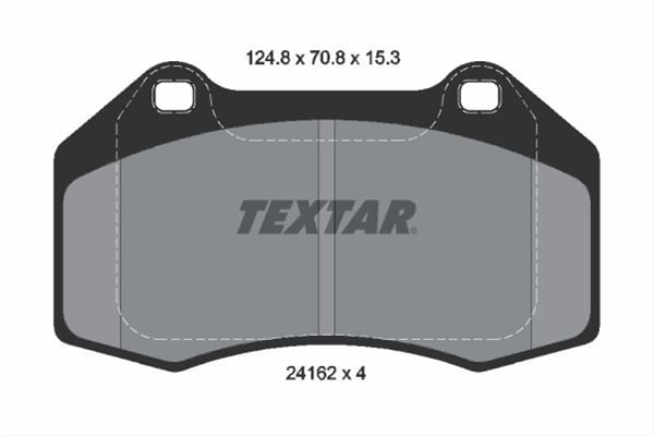 Set placute frana TEXTAR 2416201 [1]