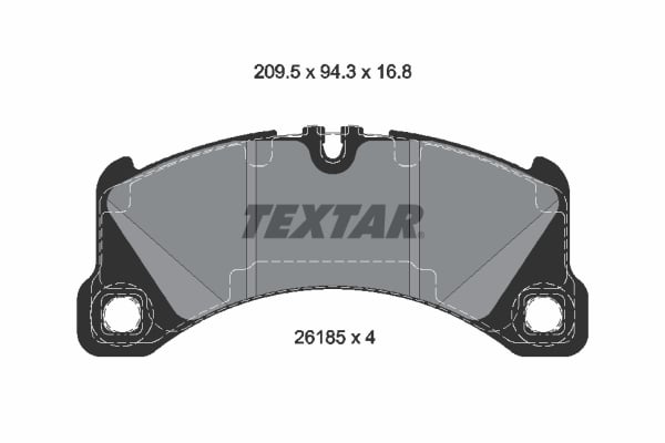 Set placute frana TEXTAR 2618501 [1]