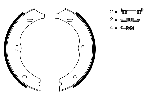 Set saboti frana BOSCH [2]