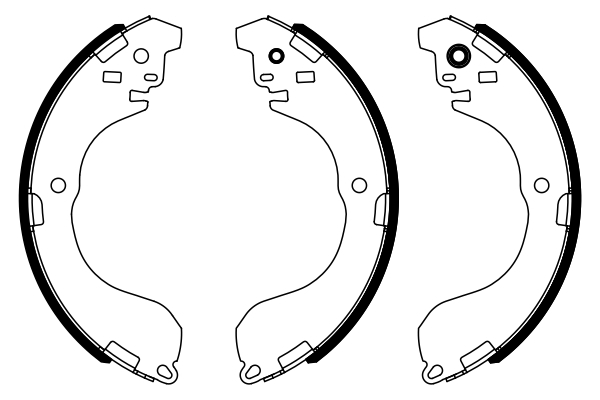 Set saboti frana BOSCH 0986487962 [4]