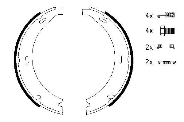 Set saboti frana BOSCH [2]