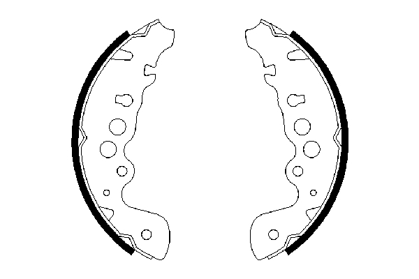 Set saboti frana BOSCH 0986487616 [4]