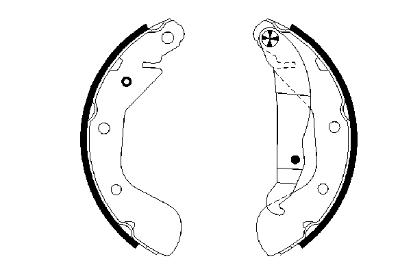 Set saboti frana BOSCH [4]
