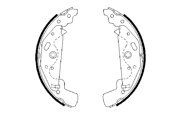 Set saboti frana BOSCH [4]