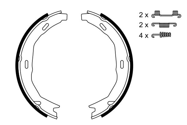 Set saboti frana BOSCH [3]