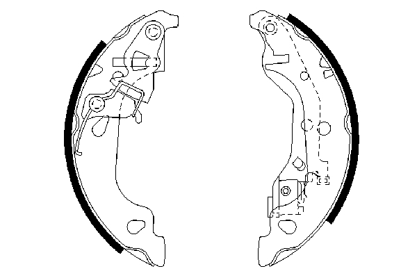 Set saboti frana BOSCH [4]