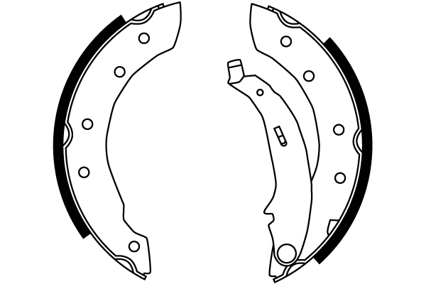 Set saboti frana log. sistem franare trw d: 203mm TRW GS8729 [2]