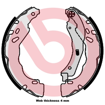Placute frana BREMBO S61544 [1]