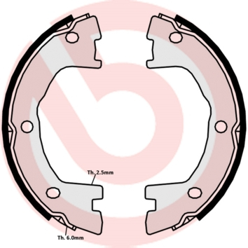 Placute frana BREMBO SA6508 [2]
