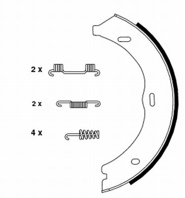 Set saboti frana TEXTAR 91061900 [1]