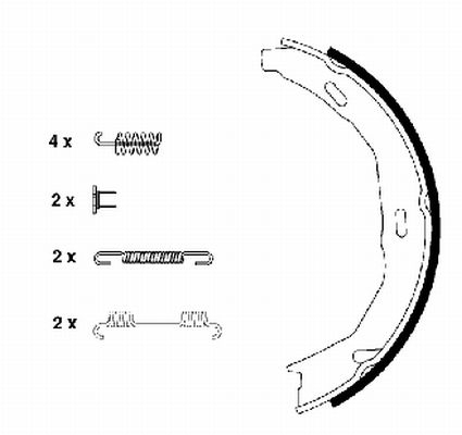 Set saboti frana TEXTAR 91066900 [2]