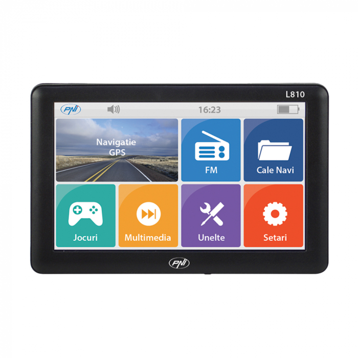 Sistem De Navigatie Gps Pni L810 Ecran 7 Inch, 800 Mhz, 256Mb Ddr, 8Gb Memorie Interna, Fm Transmitter [2]