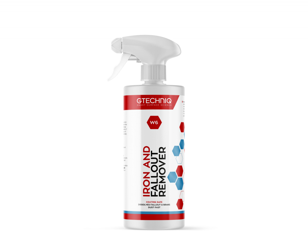 Solutie decontaminare jante si caroserie Gtechniq W6 Iron and Fallout Remover, 500ml [1]
