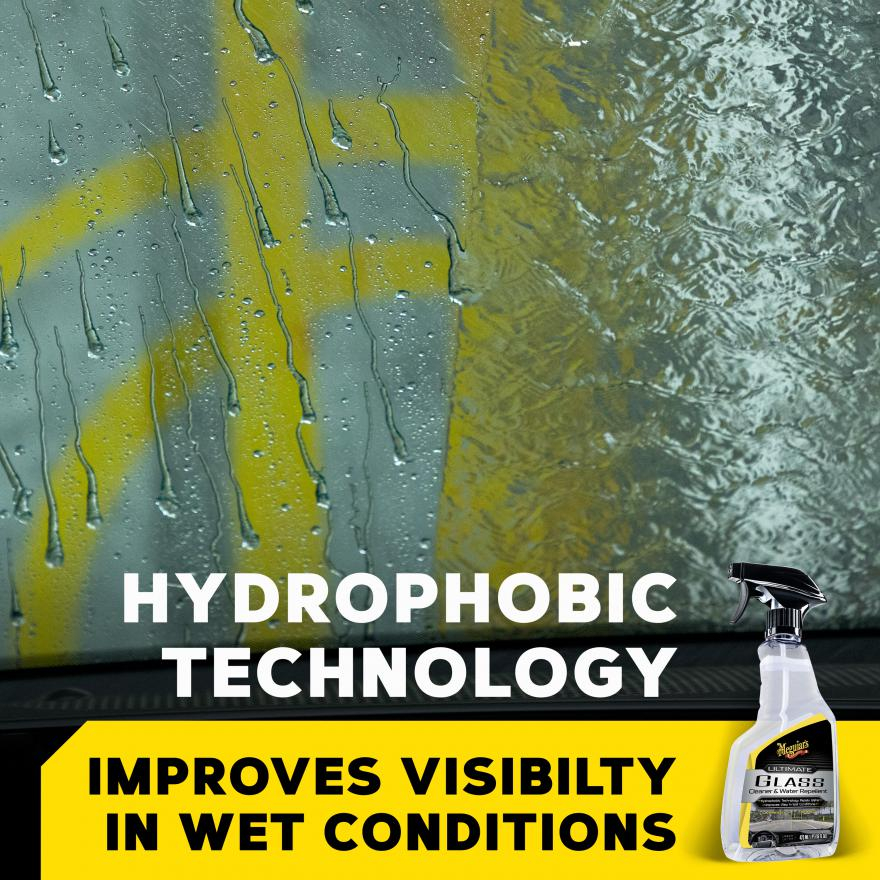 Solutie Hidrofoba Curatare Geamuri Meguiar's Ultimate Glass Cleaner - 473 ML [2]