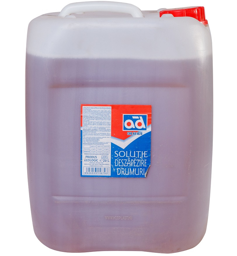 Solutie pentru degivrare asfalt/trotuar Dreissner AD1028, gata preparata, albastru, temperatura inghet -31 Celsius - 20 Litri [1]