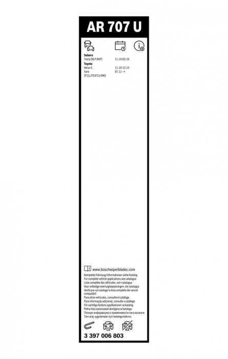 Stergator auto BOSCH AEROTWIN 700 MM 3397006803 [1]