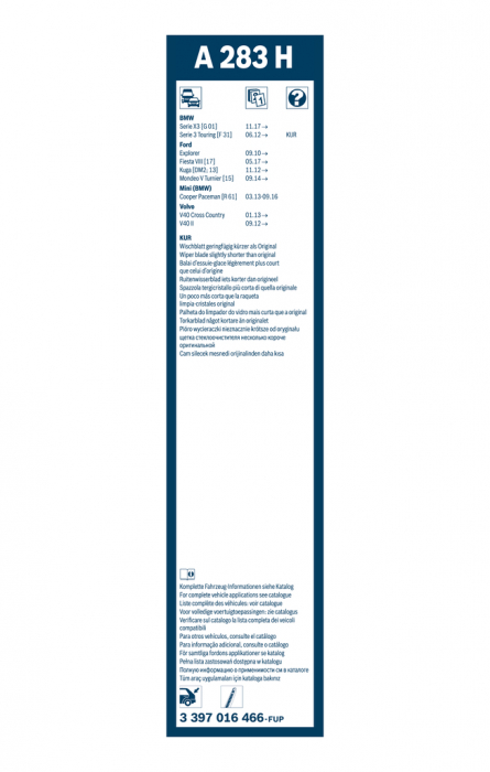 Stergator luneta BOSCH 280 MM 3397016466 [4]