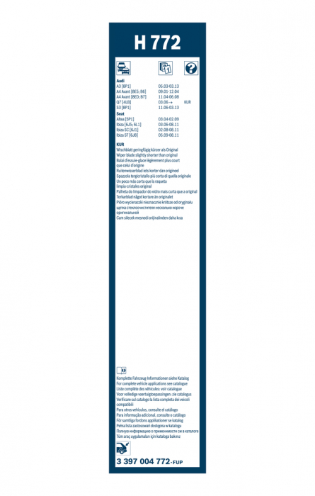Stergator luneta BOSCH 340 MM 3397004772 [3]