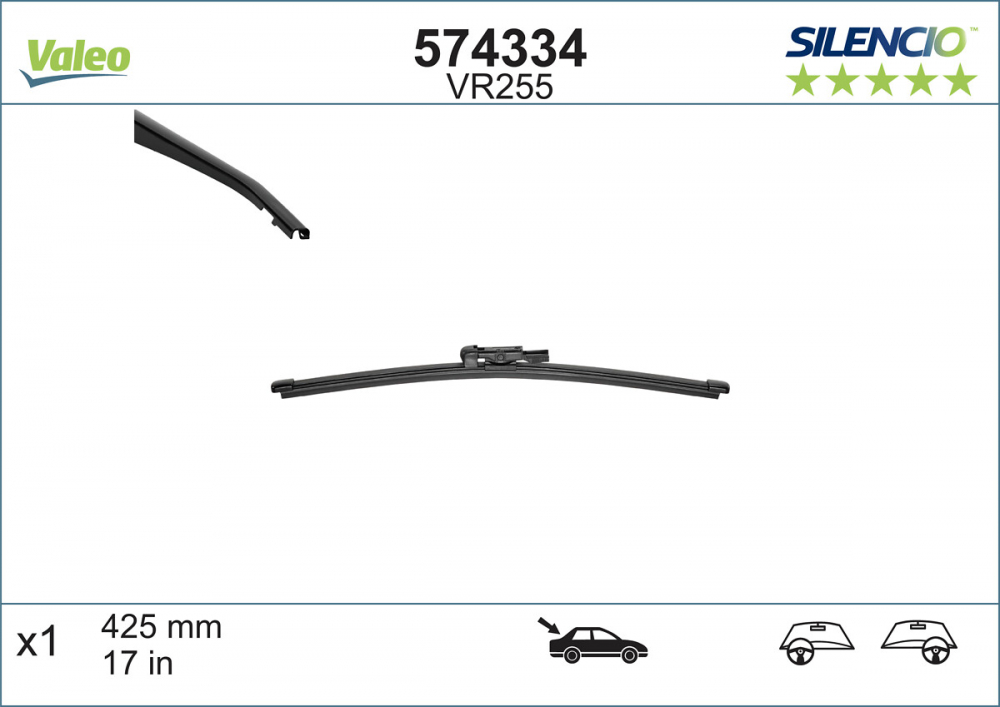 STERGATOR LUNETA VALEO SILENCIO FB OE 425 MM VR255 [1]