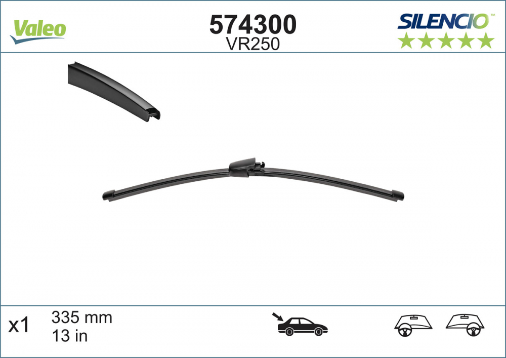 STERGATOR LUNETA VALEO SILENCIO FLAT 335 MM VR250 [3]