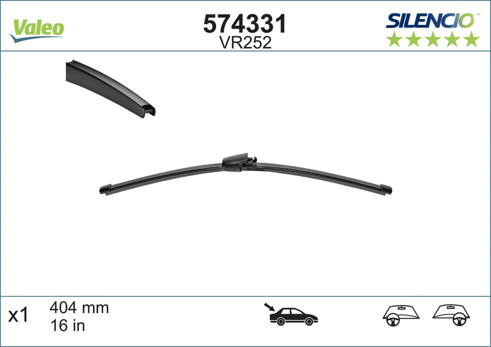 STERGATOR LUNETA VALEO SILENCIO FLAT 405 MM VR252 [3]
