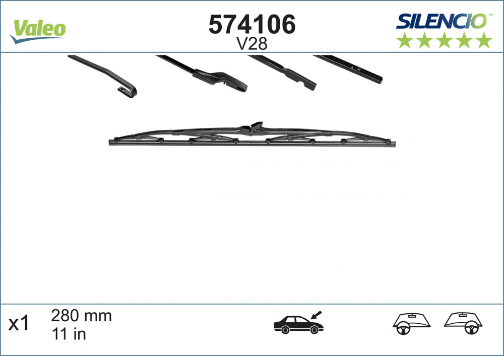 STERGATOR VALEO SILENCIO CONVENTIONAL STANDARD 280 MM V28 [2]
