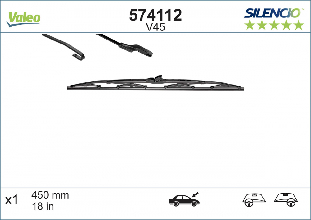STERGATOR VALEO SILENCIO CONVENTIONAL STANDARD 450 MM V45 [2]