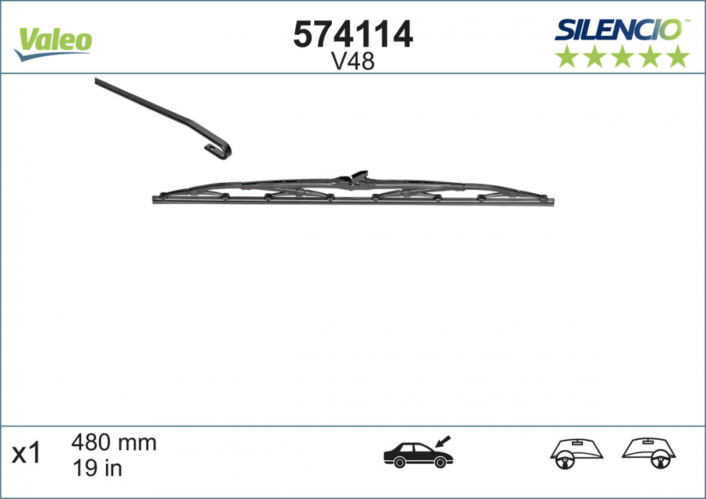 STERGATOR VALEO SILENCIO CONVENTIONAL STANDARD 480 MM V48 [2]