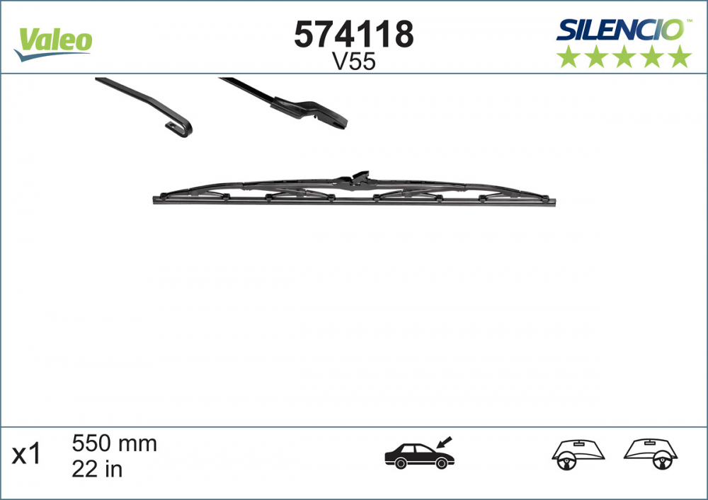STERGATOR VALEO SILENCIO CONVENTIONAL STANDARD 550 MM V55 [3]