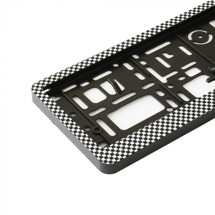 Suport Numar Inmatriculare Mega Drive Carbon Set 2 Buc [3]