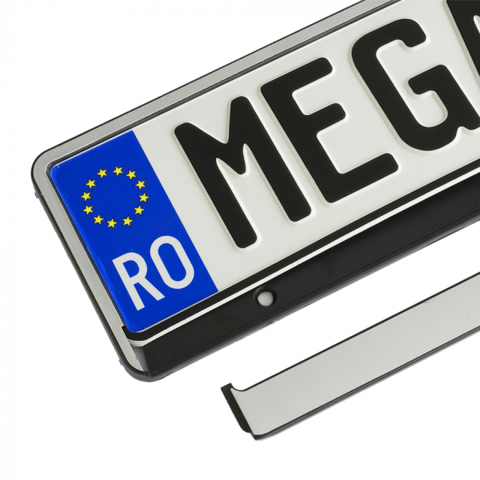 Suport Numar Inmatriculare Mega Drive Chrome 1 Buc [5]