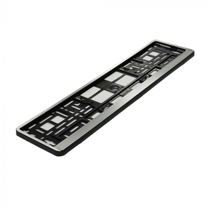 SUPORT NUMAR INMATRICULARE MEGA DRIVE CHROME BRUSH 1 BUC [4]