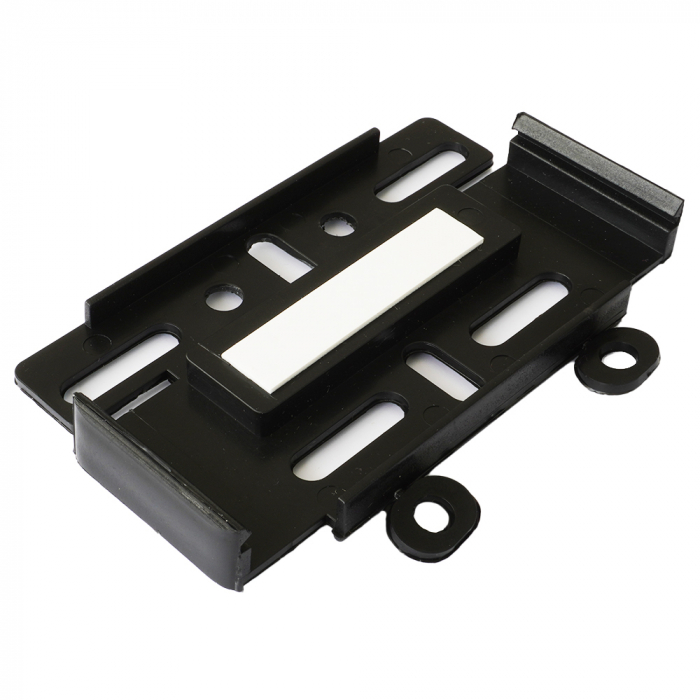 Suport Numar Inmatriculare Mega Drive Fara Rame Set 4 Buc (Fata + Spate) Negru [3]