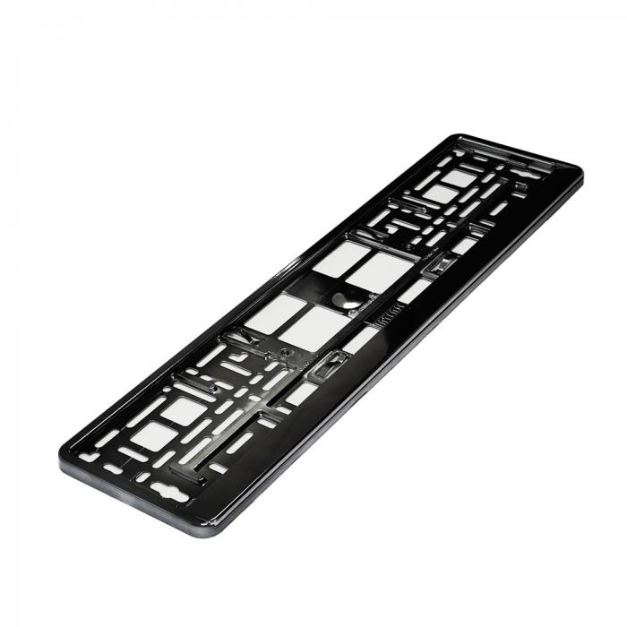 Suport Numar Inmatriculare Mega Drive Metalizat Graphite 1 Buc [4]
