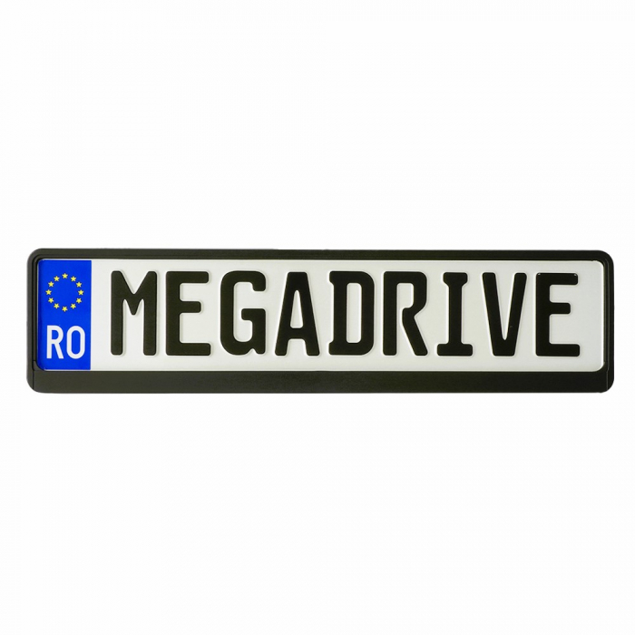 Suport Numar Inmatriculare Mega Drive Rigleta Tip 1. 1Buc [4]