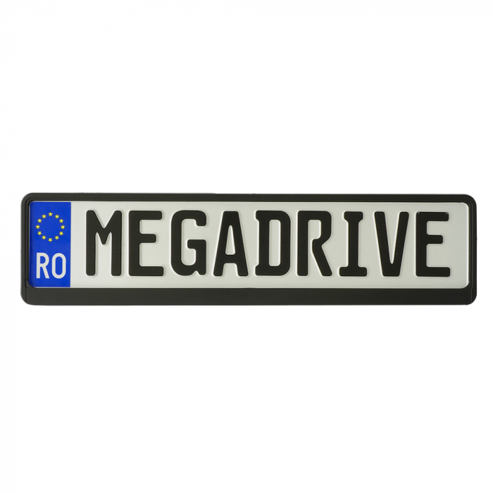 Suport Numar Inmatriculare Mega Drive Rigleta Tip 1 Set 2 Buc [2]