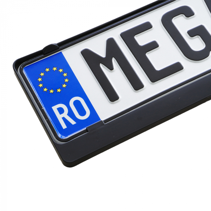 Suport Numar Inmatriculare Mega Drive Simplu Set 2 Buc [5]