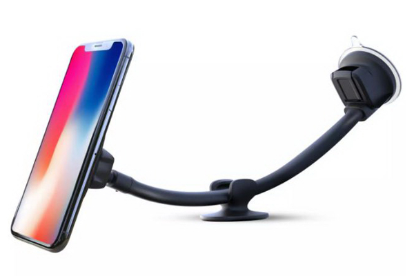 Suport Telefon Magnetic Auto Cu Fixare Pe Parbriz Cu Ventuza [3]