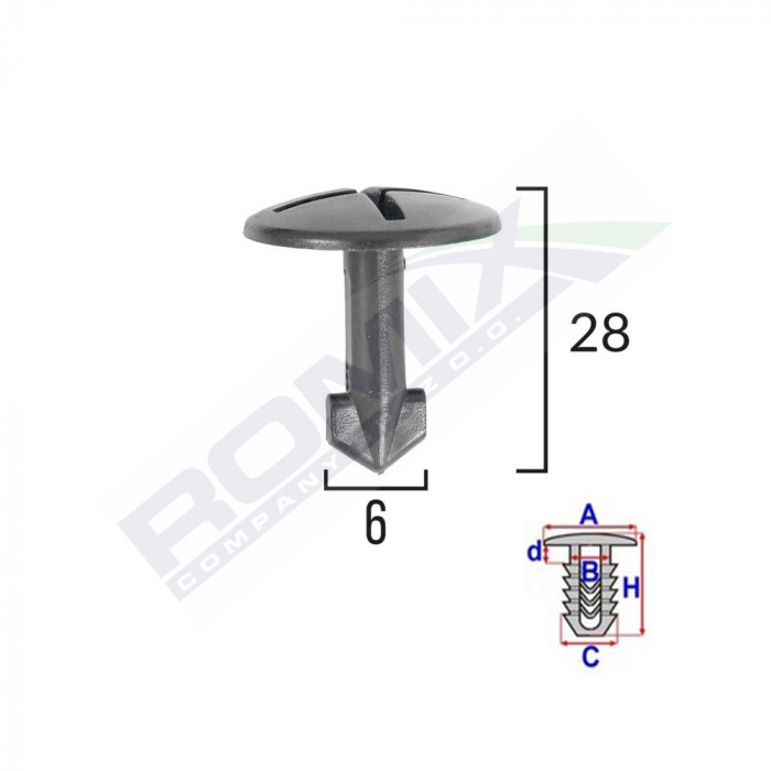 Surub Fixare Elemente Roata Pentru Audi/Seat 8X28Mm - Negru Set 5 Buc [1]
