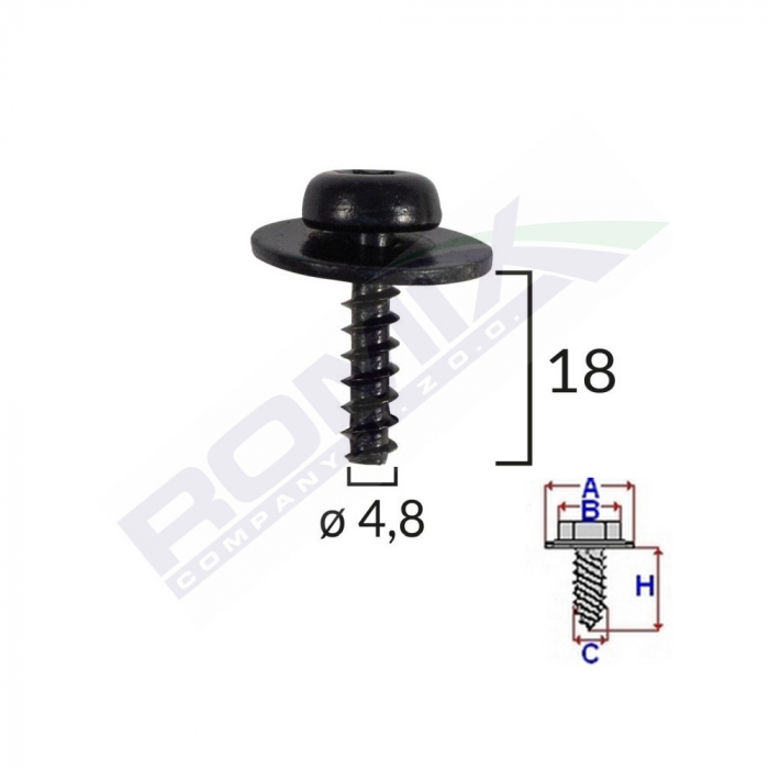 Surub Montare Pentru Capac Set 10 Buc [1]