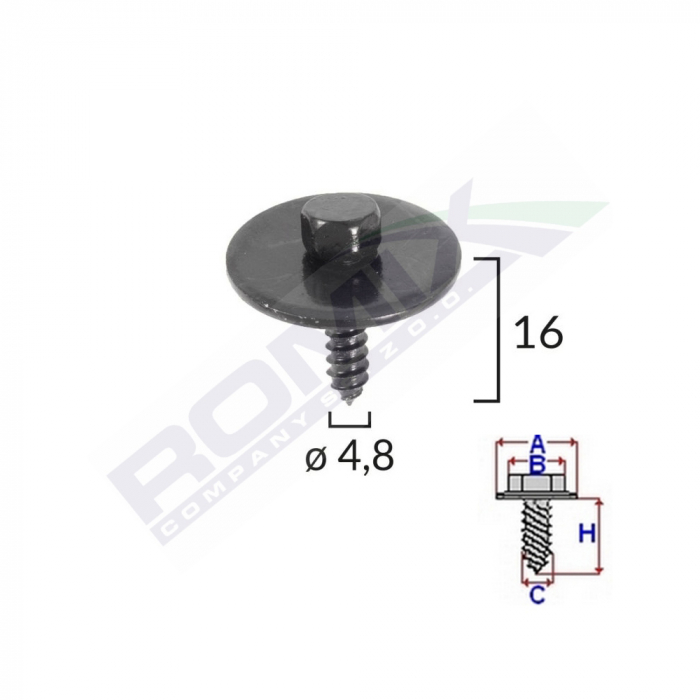 Surub Pentru Capac Motor Pentru Mercedes Set 10 Buc [2]
