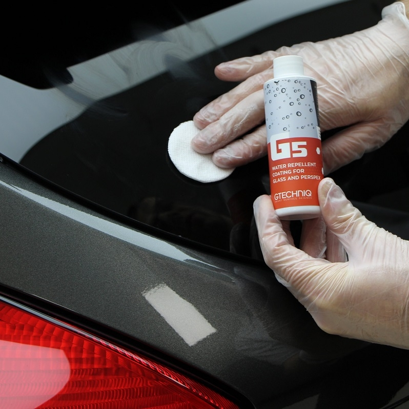 Tratament hidrofob sticla si plexiglas G5 Water Repellent Coating Gtechniq, 100ml [2]