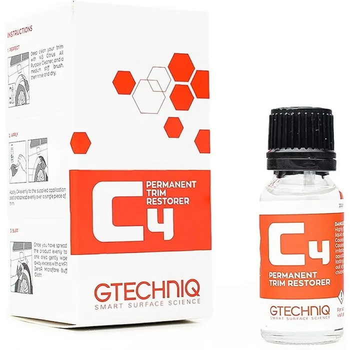 Tratament restaurare plastic exterior Gtechniq C4 Permanent Trim Restorer-15 ml [1]