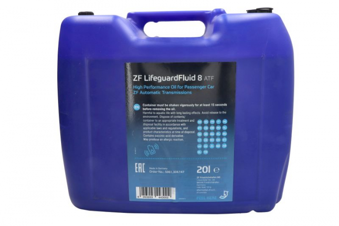 Ulei cutie viteze automata ZF Lifeguard Fluid 8 - 1 Litru [2]